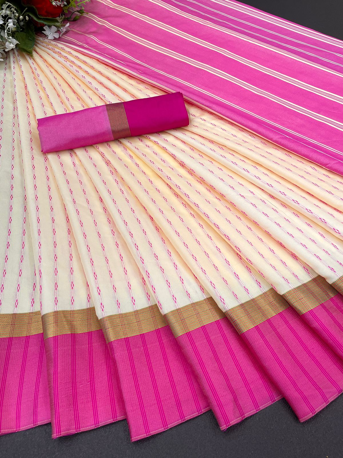 Maahi 55 New Ethnic Wear Silk Blend Printed Designer Saree Collection